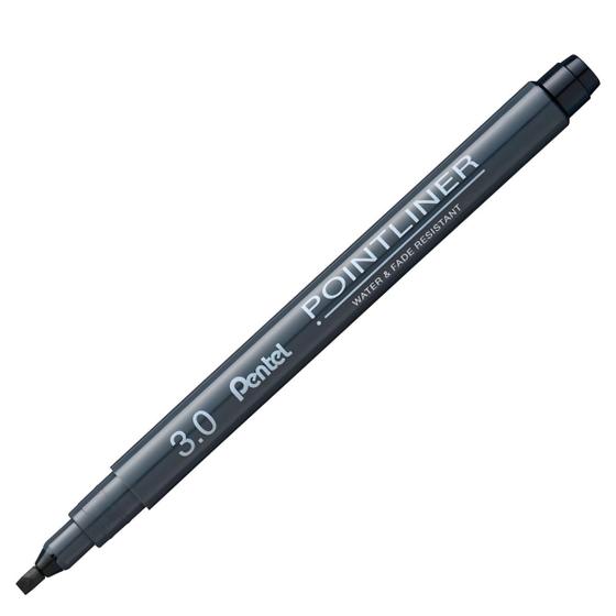 Imagem de Caneta Nanquim Pointliner 3.0Mm Pentel Preta Unidade