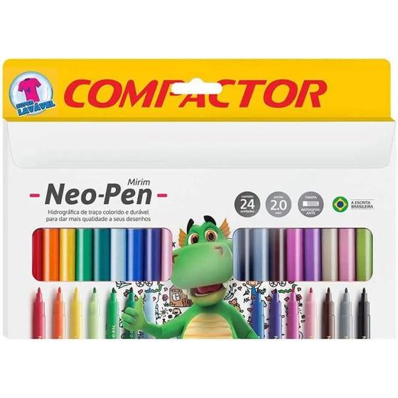 Imagem de Caneta Neo Pen Mirim C/24 Compactor 75