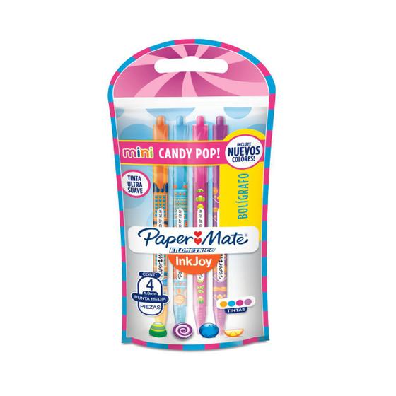 Imagem de Caneta Paper Mate Km100 Rt Mini Candy Pop Sortidos