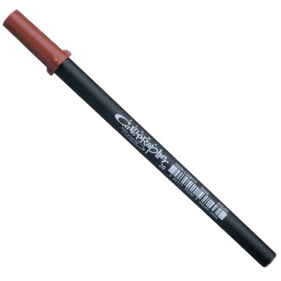Imagem de Caneta Para Caligrafia Pigma Calligrapher Sakura Sépia ponta de 2mm - XSDK-C20117