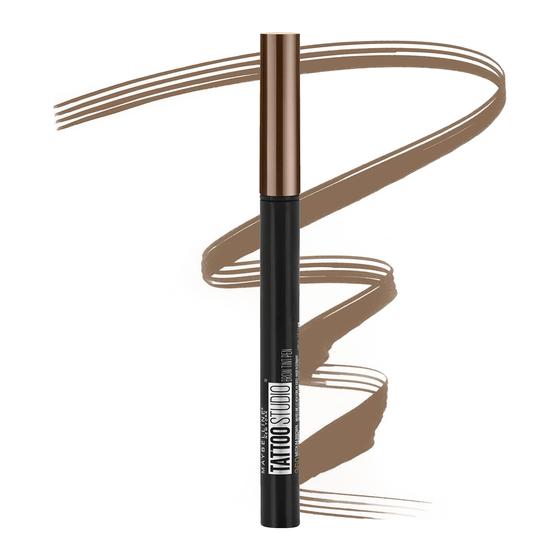 Imagem de Caneta para Sobrancelha Maybelline New York TattooStudio Brow Tint, Cor Marrom Médio