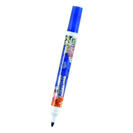 Imagem de Caneta para Tecido Acrilpen Azul Turquesa 501 - Acrilex