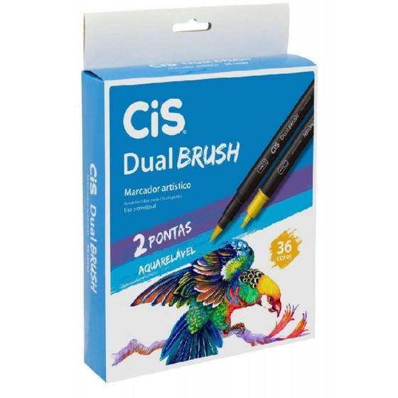 Imagem de Caneta Pen Brush CiS Dual Brush 36 Cores 58.0200 27334