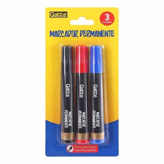 Imagem de Caneta Permanente Cd/dvd/trans 0527 Make+ - 3un