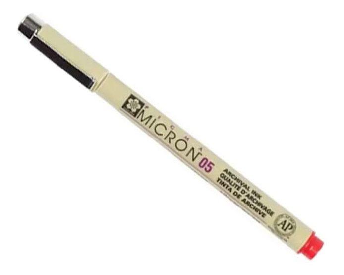 Imagem de Caneta Pigma Micron Xsdk Vermelho 05-r Sakura