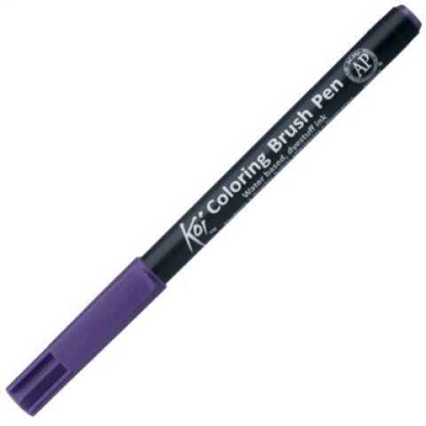 Imagem de Caneta pincel art koi coloring brush 24 purple