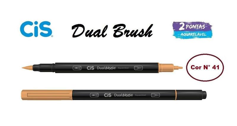 Imagem de Caneta Pincel Cis Dual Brush Pen Aquarelável 41 LJ Pastel