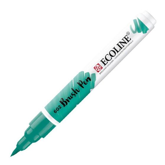 Imagem de Caneta Pincel Talens Ecoline Brush Pen 602 Deep Green