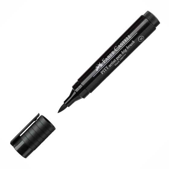 Imagem de Caneta Pitt Artist Pen Big Brush Faber Castell Cor Black 199