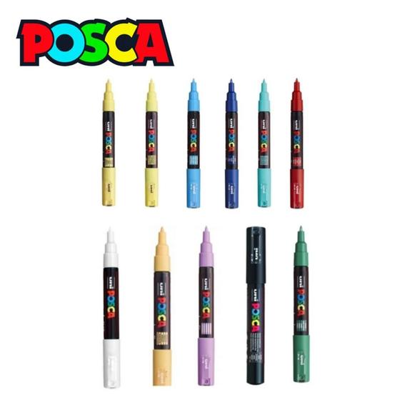 Imagem de Caneta Posca 0.7 PC-1M Uni Cores A Escolha