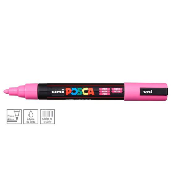 Imagem de Caneta Posca PC-5M 2.5mm Rosa - Uni