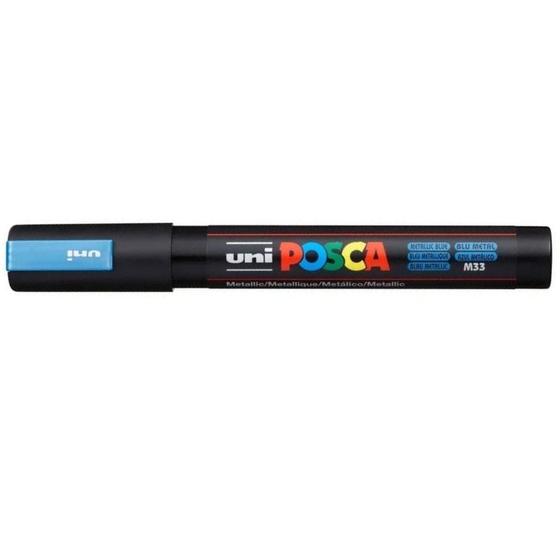 Imagem de Caneta Posca PC-5M Azul Metalico