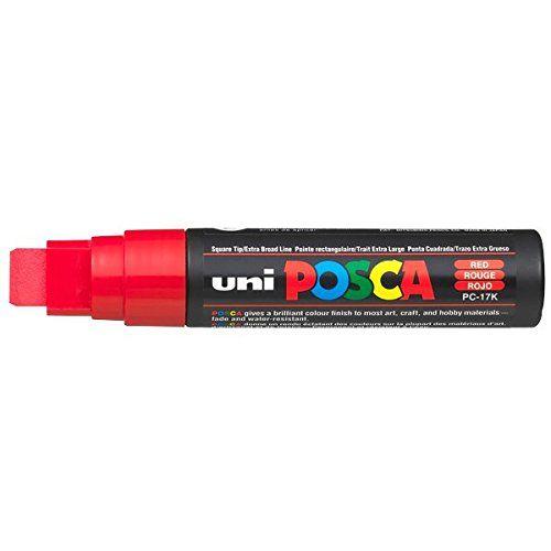 Imagem de Caneta Posca Uni-Ball Extra Larga PC-17K Vermelho