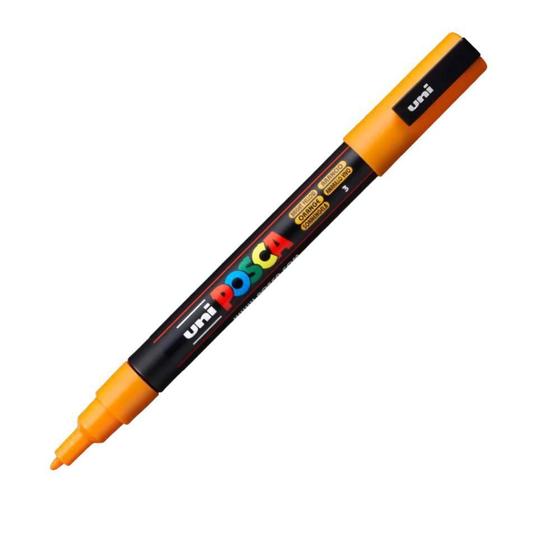 Imagem de Caneta Posca Uni-Ball Pc-3M 0.9-1.3Mm Amarelo Vivo