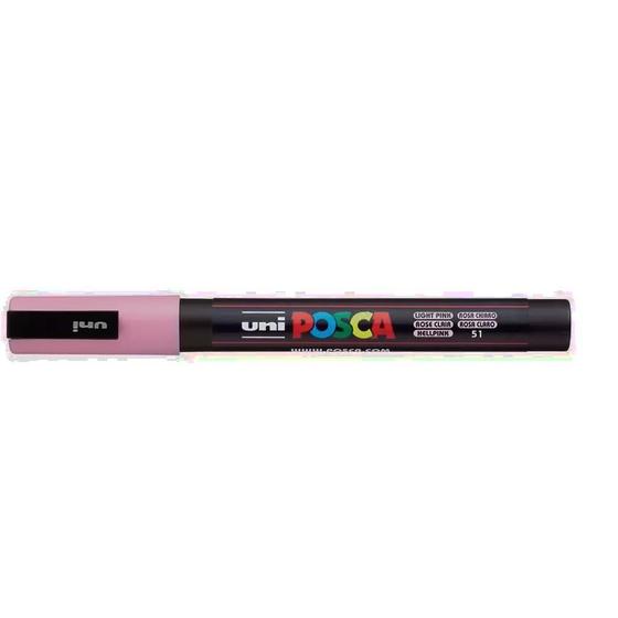 Imagem de Caneta Posca Uni-Ball Pc-3M 0.9-1.3Mm Rosa Claro