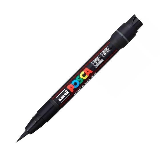 Imagem de Caneta Posca Uni Ball Pcf-350 Brush Pen Preto