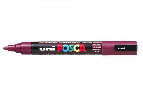 Imagem de Caneta Posca Uniball PC-5M - Vermelho Vinho