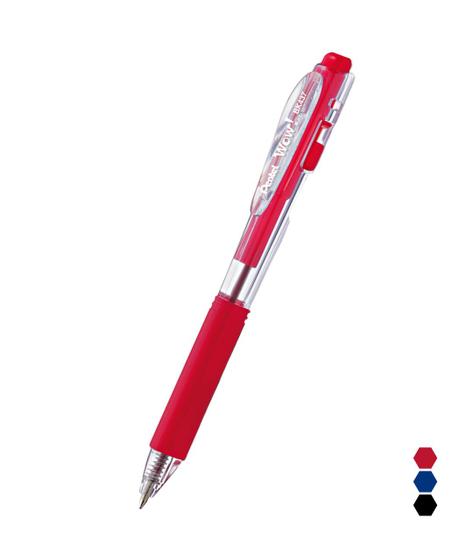 Imagem de Caneta Retrátil Pentel WOWCom Botão Lateral Ponta Média 0.7mm Cores Variadas