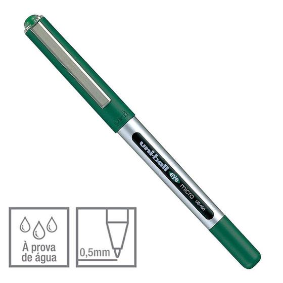 Imagem de Caneta Rollerball Eye Micro Uni-Ball Verde 0.5mm UB-150