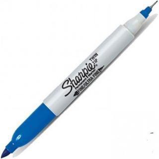 Imagem de Caneta Sharpie Ponta Dupla - Azul