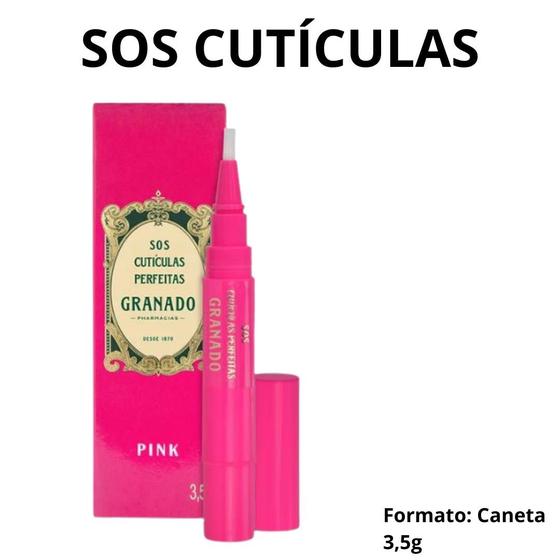Imagem de Caneta SOS Cutícula Perfeita Hidratante  Granado Pink de 3,5g