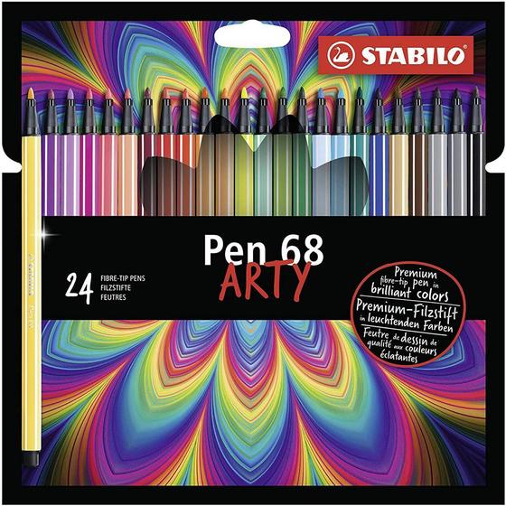 Imagem de Caneta Stabilo Pen 68 Arty C/24 Cores 1.0mm 6824-1-20