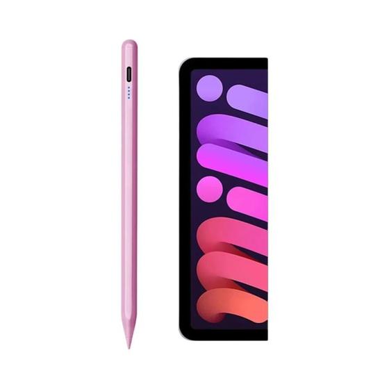 Imagem de Caneta Stylus Compatível com Apple Pencil - Com Indicadores LED e Rejeição de Palma