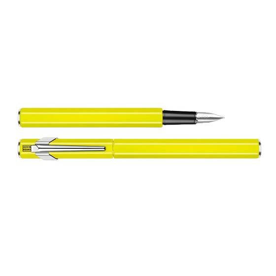 Imagem de Caneta-tinteiro Caran D'ache Fountain Pen 849 Metal Yellow Fluo