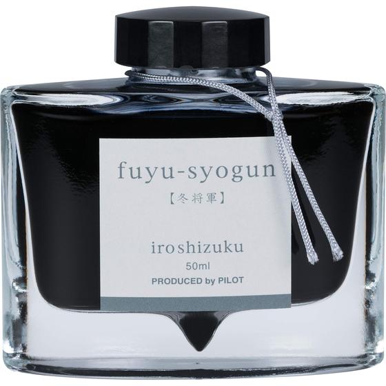 Imagem de Caneta-tinteiro Ink Pilot Iroshizuku Fuyu-Syogun 50 ml Cool Grey