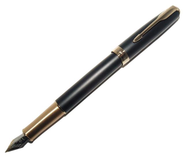 Imagem de Caneta Tinteiro Jinhao 75 Preto Fosco Gt Fina