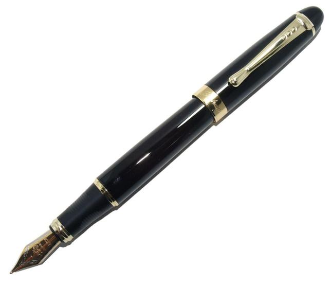 Imagem de Caneta Tinteiro Jinhao X450 Preto Brilhante Gt