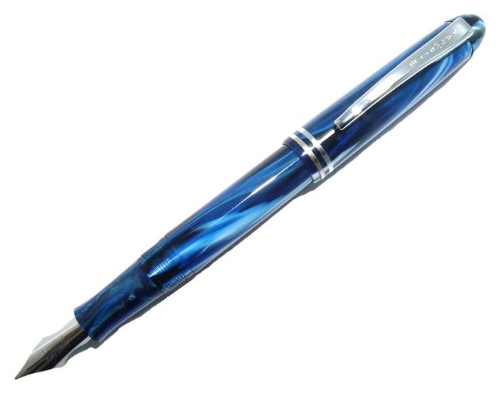 Imagem de Caneta Tinteiro Kanwrite Desire Marble Blue Pena Flex