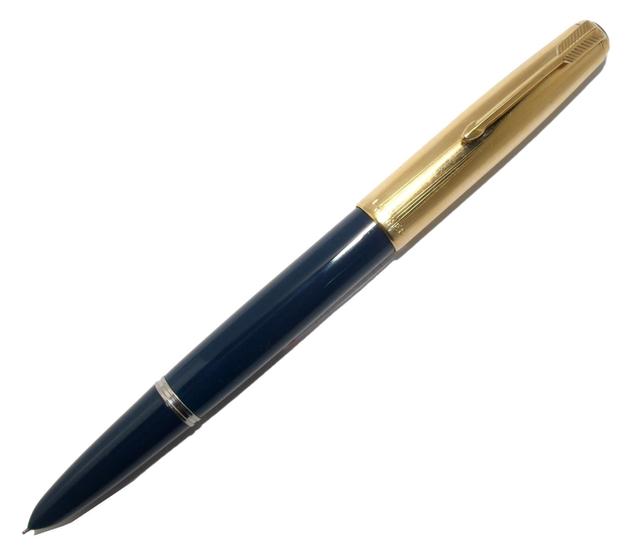 Imagem de Caneta Tinteiro Parker 51 Argentina Dark Blue Pena Ouro 14K