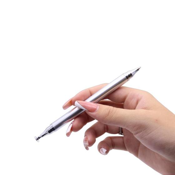 Imagem de Caneta Touch Stylus 2em1 Premium Ponta Fina Para Tablet e Smartphone