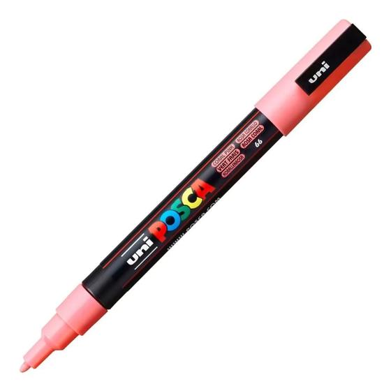 Imagem de Caneta Uni Posca Pc 3m Rosa Coral Uniball