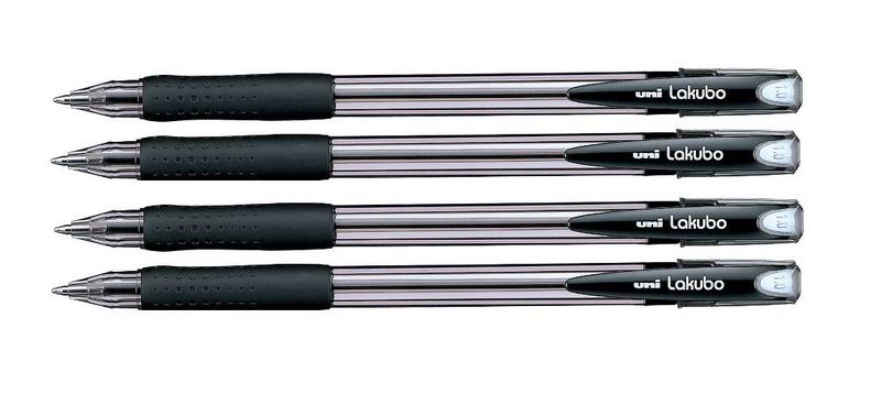 Imagem de Caneta Uniball Lakubo 1.0 CxC/4 Unidades Preta !