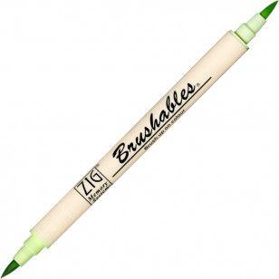 Imagem de Caneta Zig Brushables Kuretake Dupla Cool Cucumber