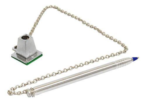 Imagem de Canetas Balcão Fixa Com Corrente Para Mesa Tipo Pirâmide