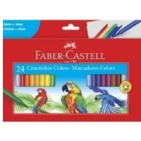 Imagem de Canetinha Hidrográfica Colors Faber Castell - 24 cores