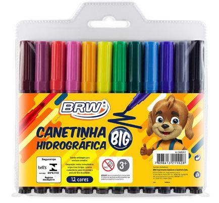 Imagem de Canetinha Hidrográfica - Kit Com 12 Cores