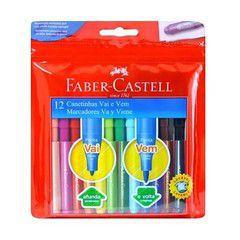 Imagem de Canetinha Vai E Vem Faber Castell 12 cores