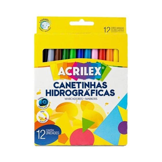 Imagem de Canetinhas hidrograficas 12 cores - ref 69020000