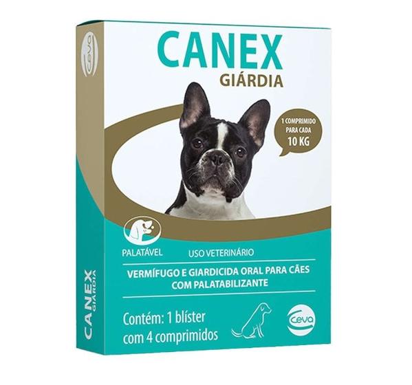Imagem de Canex Giárdia Vermífugo Cães Ceva 4cpr