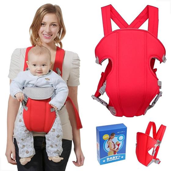 Imagem de Canguru Cadeirinha Acolchoado Conforto Para Bebê Nenem Mamãe 15kg Premium Ergonômico 3 Posições