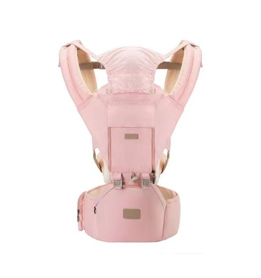 Imagem de Canguru Ergonômico Bebê 12 Posições Assento 3x1 Rosa