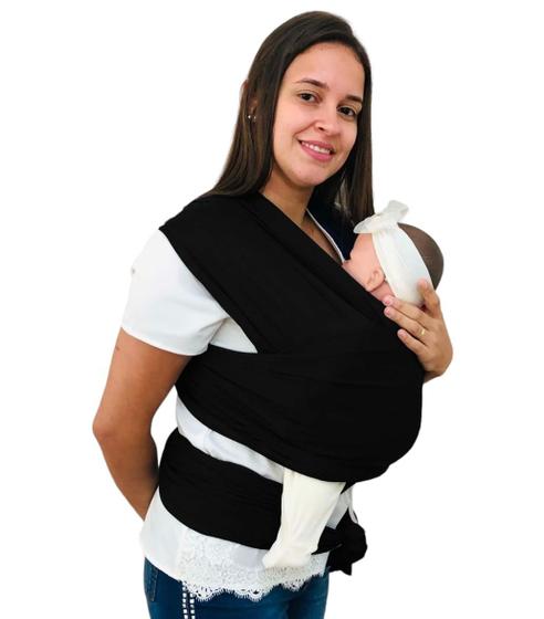 Imagem de Canguru Para Bebê Wrap Sling Malha Apoio Varias Cores Apoio