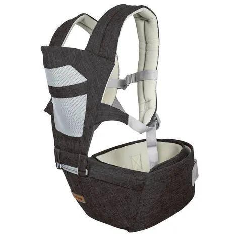 Imagem de Canguru Seat Air KaBaby Preto  Conforto e Suporte Ergonômico