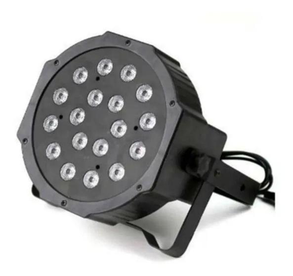 Imagem de Canhao led 18 leds spectrum rgb dmx sp19b  1 watt