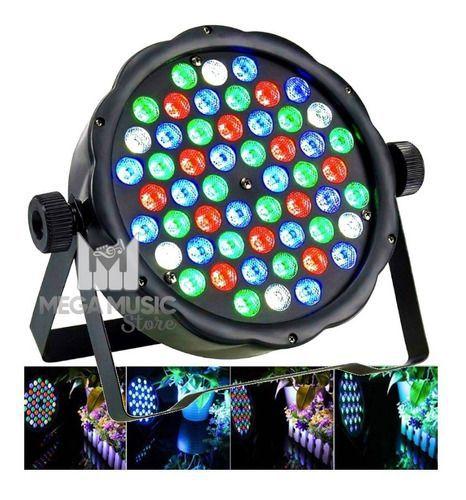 Imagem de Canhao Refletor Led Par 64 Rgbw 54 Leds 3w