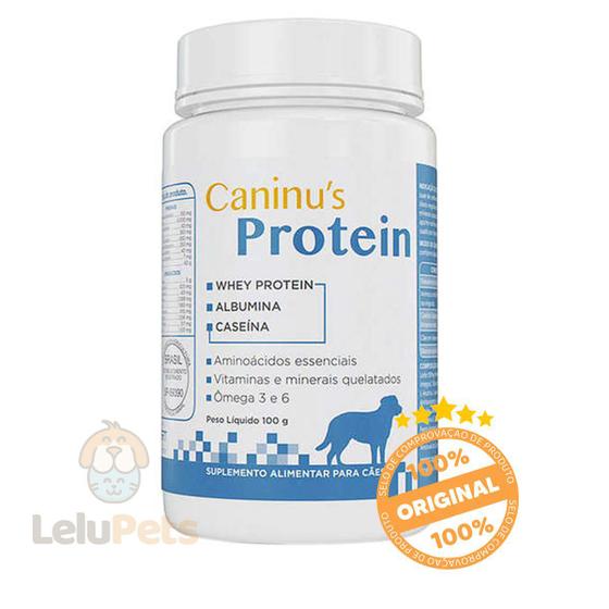 Imagem de Caninus Protein 100g Suplemento Alimentar Para Cachorro Whey